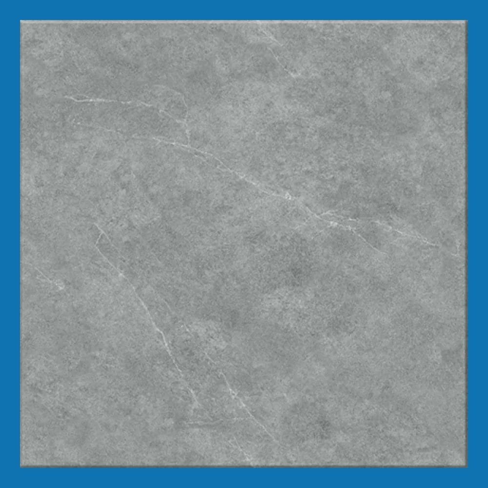 Ceramic Matt Stone Grey Effect Tile 600×600mm