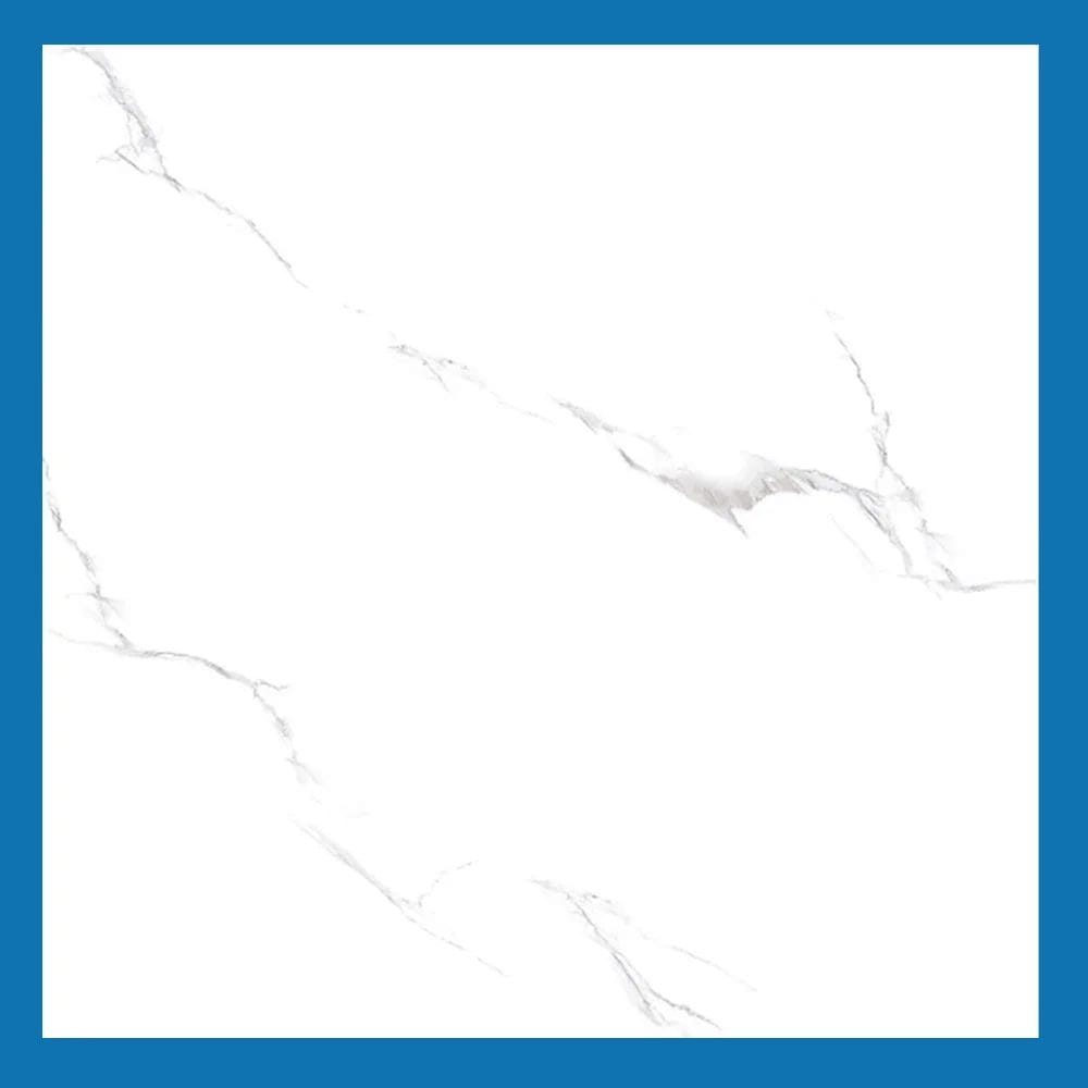 Carrara White Tiles - Glossy Porcelain