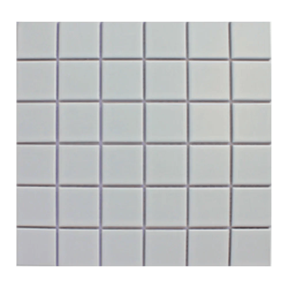 White Matte Mosaic Ceramic Tile