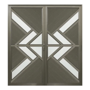 Aluminium Fancy Double Door
