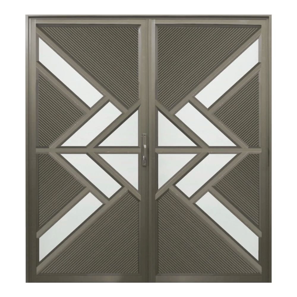 Aluminium Fancy Double Door