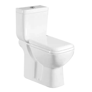 White Modern One Piece Toilet