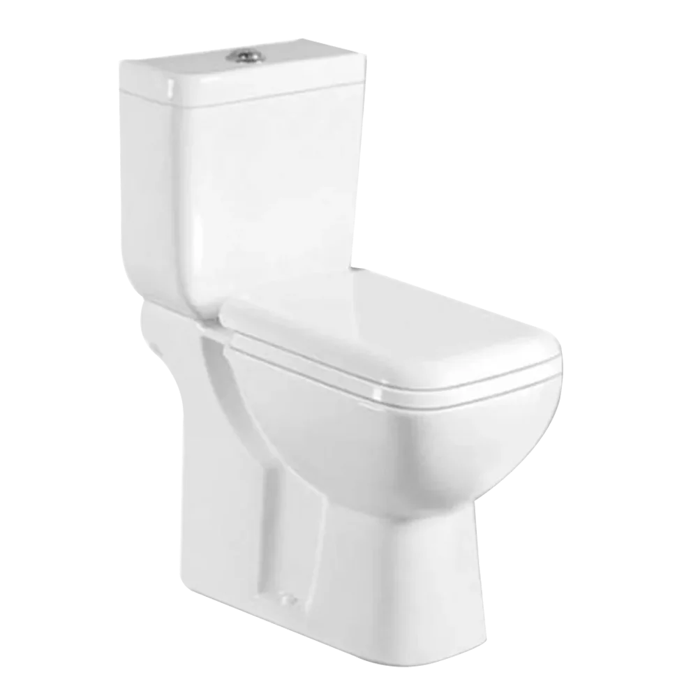 White Modern One Piece Toilet